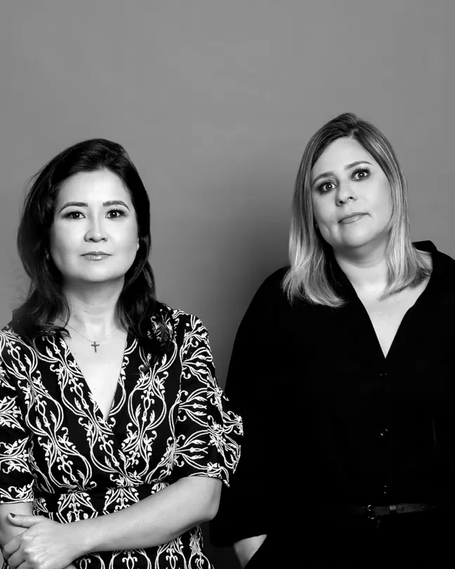 Mary C. Emery Sachse e Thais Kudamatsu, sócias-fundadoras da SK Advogadas